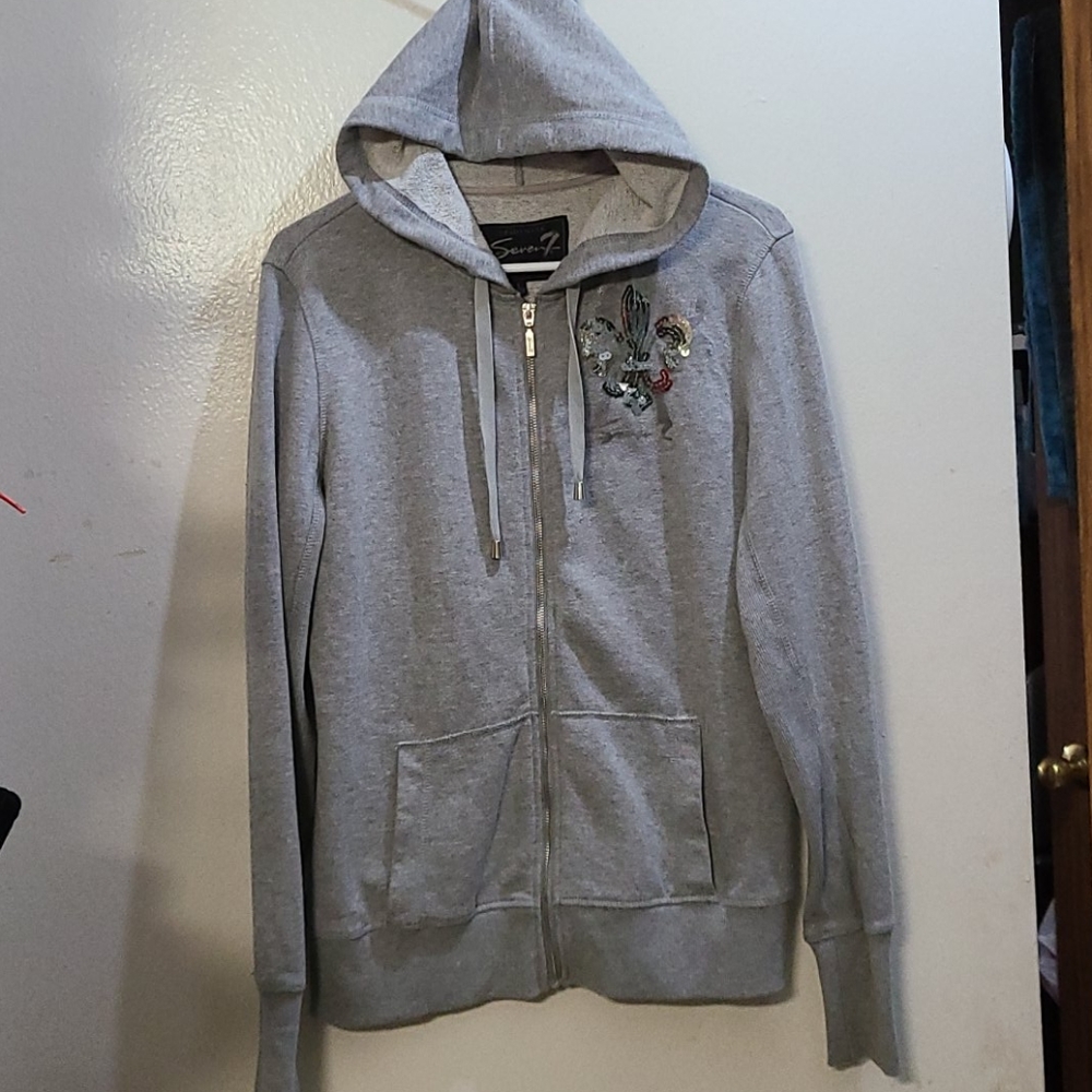 Gray hoodie size L